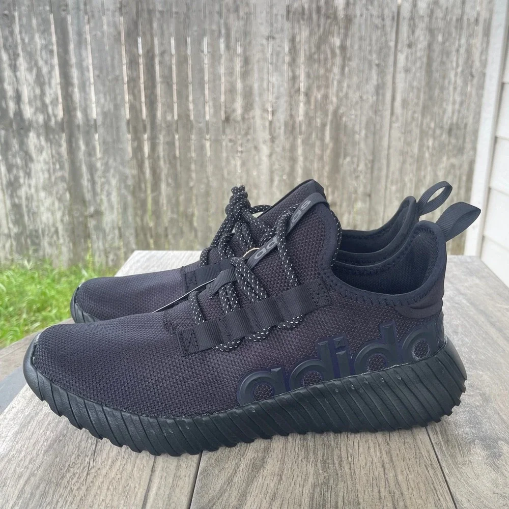 Adidas Kaptir 3.0 Running Shoes Mens 10.5 Black IF7316 Sneakers Trainers GYM NEW
